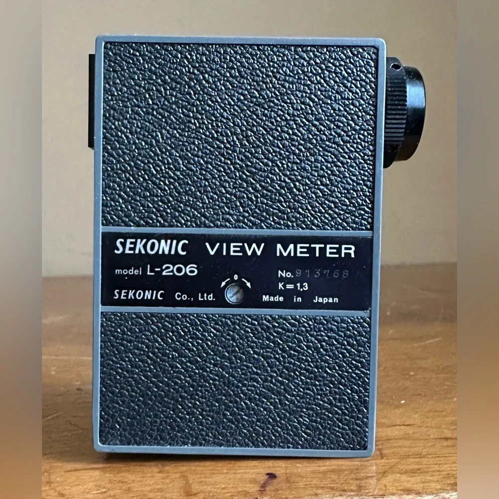 Vintage Sekonic Model L-206 View Meter Photography Light Exposure Analog Meter